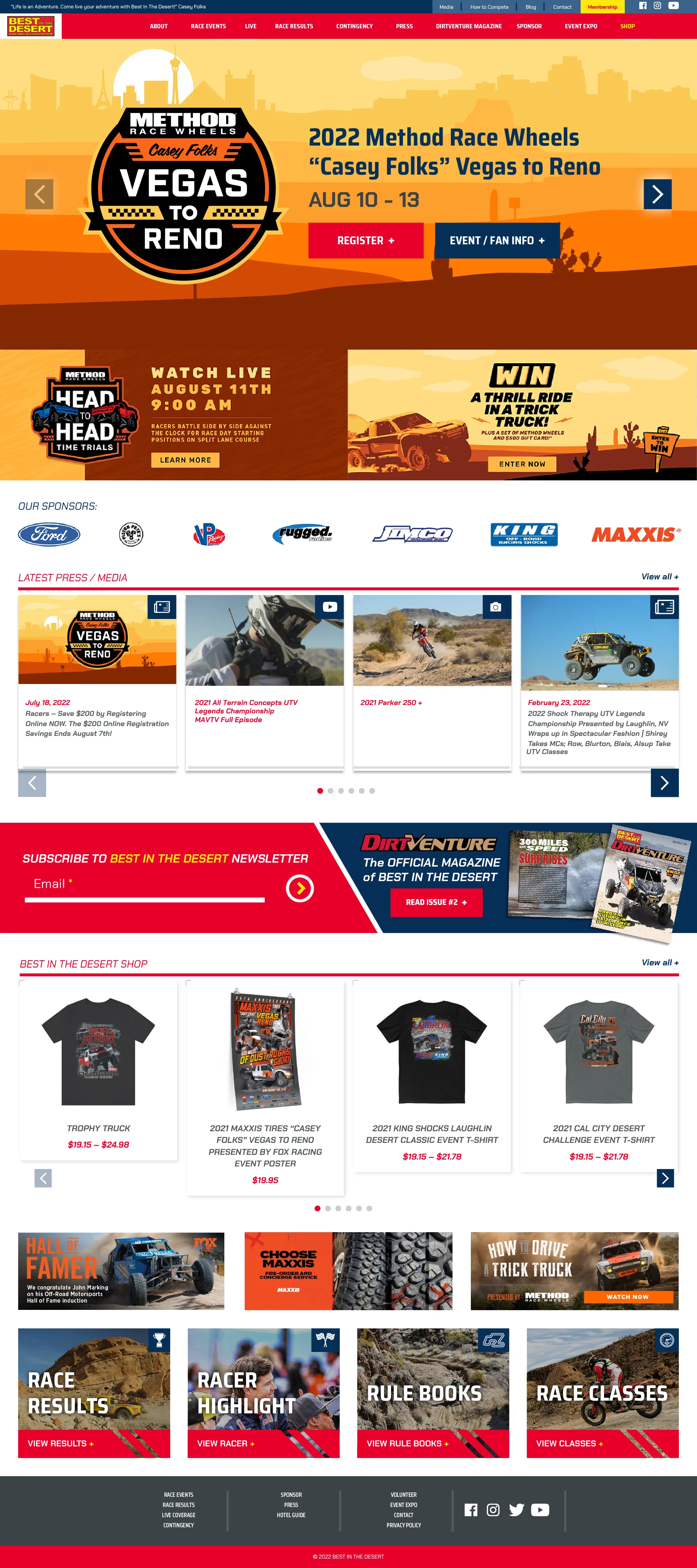 BITD homepage mockup